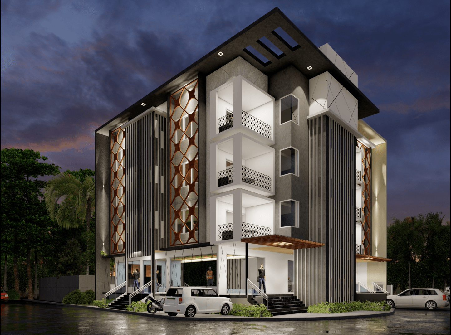 Interior decor project executed by leading construction company in Bangalore